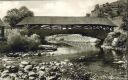 Foto-AK - Forbach - Alte Holzbrücke über die Murg