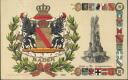Postkarte - Kehl - Baden - Kriegerdenkmal - Wappen
