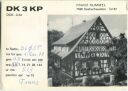 QSL - QTH - Funkkarte - DK3KP - Sasbachwalden - 1970