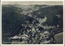 Triberg mit Schonach vom Flugzeug aus - Foto-AK