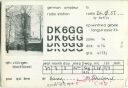 QSL - Funkkarte - DK6GG - Villingen