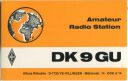 QSL - Funkkarte - DK9GU - Villingen