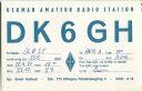 QSL - QTH - Funkkarte - DK6GH - Villingen