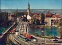 Postkarte - Konstanz - Rheinbrücke