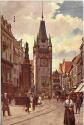 Ansichtskarte - Freiburg - Kaiserstrasse mit Martinstor