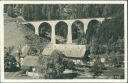 Ansichtskarte - Höllental - Ravennaviadukt mit Gasthaus zum Sternen