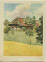 Schwarzwaldhaus - Künstlerkarte signiert A. Höfer 1942