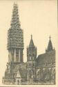 Freiburg - Münster während der Turmausbesserungsarbeiten