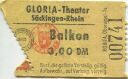 Gloria Theater Säckingen - Eintrittskarte