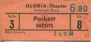 Gloria Theater Säckingen - Eintrittskarte