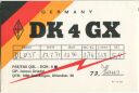 QSL - Funkkarte - DK4GX - Säckingen