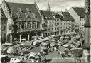 Freiburg im Breisgau - Münsterplatz mit Kaufhaus - Foto-AK