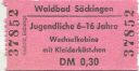 Waldbad Säckingen - Jugendliche - Wechselkabine