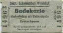 Städtisches Schwimmbad Waldshut - Badekarte