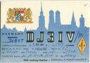 QSL - QTH - Funkkarte - DJ3IV - München