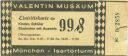 München - Valentin Musäum - Eintrittskarte