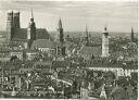 München - Blick vom Deutschen Museum - Foto-AK Grossformat