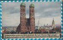 Ansichtskarte - München - rückseitig Stempel der Turmbesteigung 1925