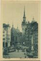 Postkarte - München - Marienplatz und altes Rathaus