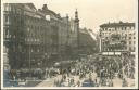 Postkarte - München - Marienplatz - Strassenbahn