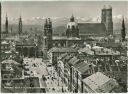 München - Blick von der Ludwigskirche - Foto-Ansichtskarte