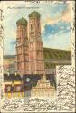 Postkarte - München - Frauenkirche