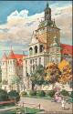 Postkarte - München - Nationalmuseum