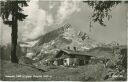 Kreuzalm gegen Alpspitze - Foto-AK