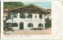 Postkarte - Wallgau - Gasthaus von Franz Neuner