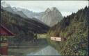 Postkarte - Riessersee - Blick auf die Alpspitze