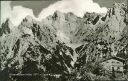 Ansichtskarte - Mittenwalder Hütte gegen Karwendelspitzen