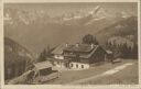 Ansichtskarte - Eckbauer bei Partenkirchen mit Hochwanner Alp- und Zugspitze