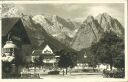 Ansichtskarte - Garmisch-Partenkirchen - Marktplatz