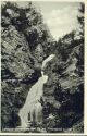 Postkarte - Laintaler Wasserfall bei Mittenwald