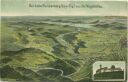 Postkarte - Der hohe Peissenberg (bayrischer Rigi) aus der Vogelschau