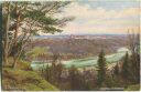 Postkarte - Grünwald - Isartal