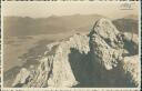 Postkarte - Blick von der Karwendelspitze ins Isartal