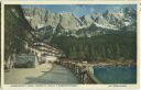 Postkarte - Eibseehotel gegen Zugspitze