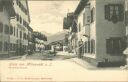 Gruss von Mittenwald - Obermarkt-Strasse - Postkarte