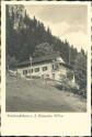 Unterkunftshaus auf dem Brünnstein - Foto-AK 1937