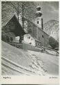 Postkarte - Ruhpolding - Kirche - Foto-AK
