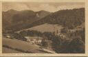 Postkarte - Der Lieberhof - Blick auf Baumgarten und Riederstein