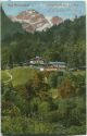 Postkarte - Alpengaststätte zum Schroffen
