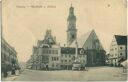 Postkarte - Freising - Pfarrkirche - Rathaus
