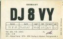 QSL - QTH - Funkkarte - DJ8VY - Grafing