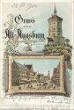 Postkarte - Gruss aus Alt-Augsburg - Wertachbrucker Tor