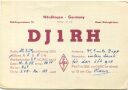 QSL - Funkkarte - DJ1RH -  Nördlingen - 1958