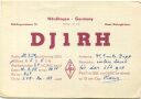 QSL - Funkkarte - DJ1RH - Nördlingen - 1958