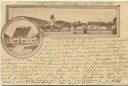 Postkarte - Eurishofen - Gasthof Adler - Blick vom römischen Lager aus Süd-Ost