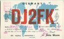 QSL - QTH - Funkkarte - DJ2FK - Augsburg